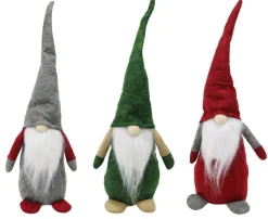 Table Gnome With Long Felt Hat Asst (45Cm)