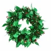 Tinsel Holly Berry Wreath (28Cm)