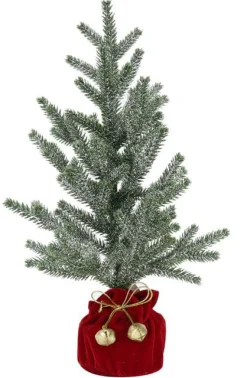 Tree In Potted Sack With Nutbells Asst (42/45Cm) - Burlap Sack