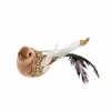 Velvet And Feather Bird With Clip (20Cm)