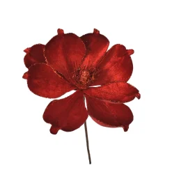 Velvet Glitter Magnolia Asst Pick