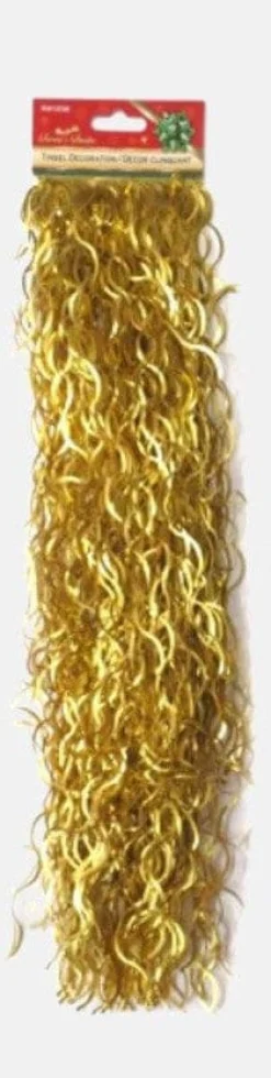 Wavy Christmas Tinsel Asst