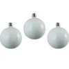 White Pearl Bauble Pack (8Cm)