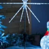 White Starburst Pathway Stake Light
